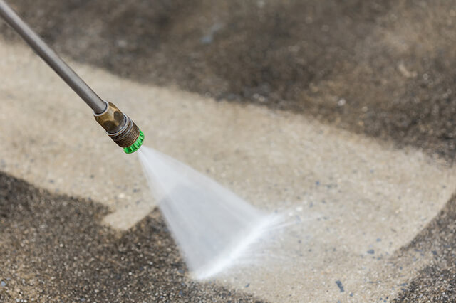 parking lot pressure washing in sugarland